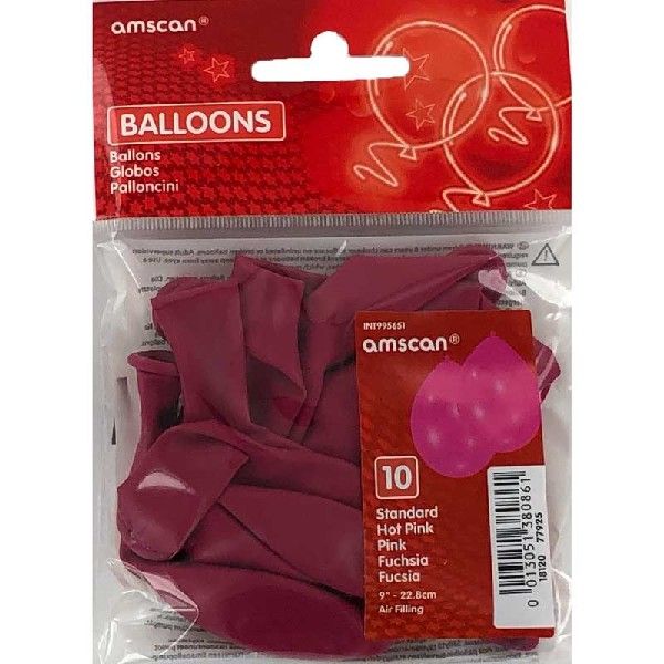Balloons Hot Pink Unique Party Supplies Unique Party Supplies NZ