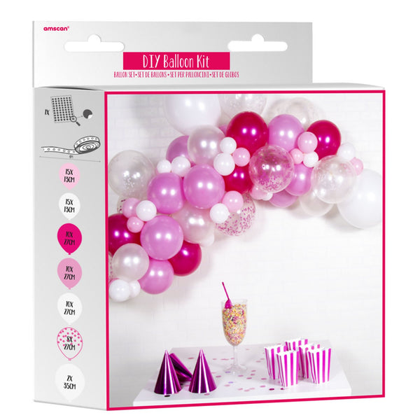 Balloon Garland Kit - Pink (70 Pieces) Crosswear