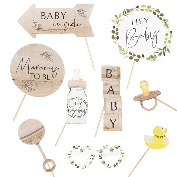 Baby Shower Photo Props - Botanical Ginger Ray