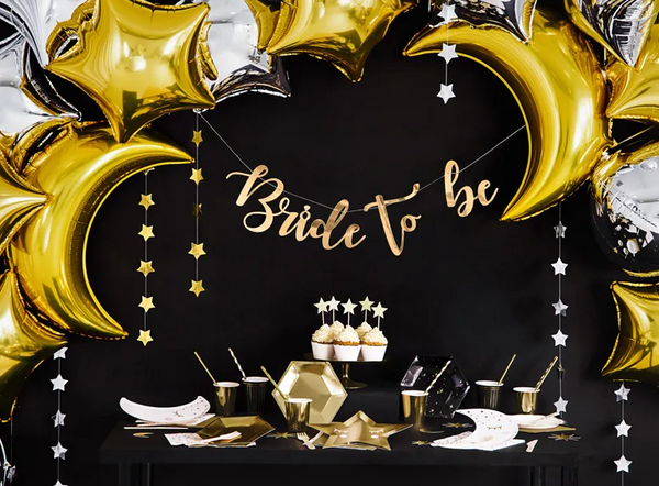 Bride to Be Banner (Gold) - Unique Party Supplies NZ