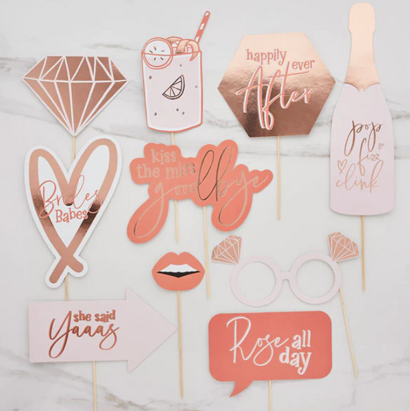 Photo Props - Hen Party She Said Yaaas - Unique Party Supplies NZ