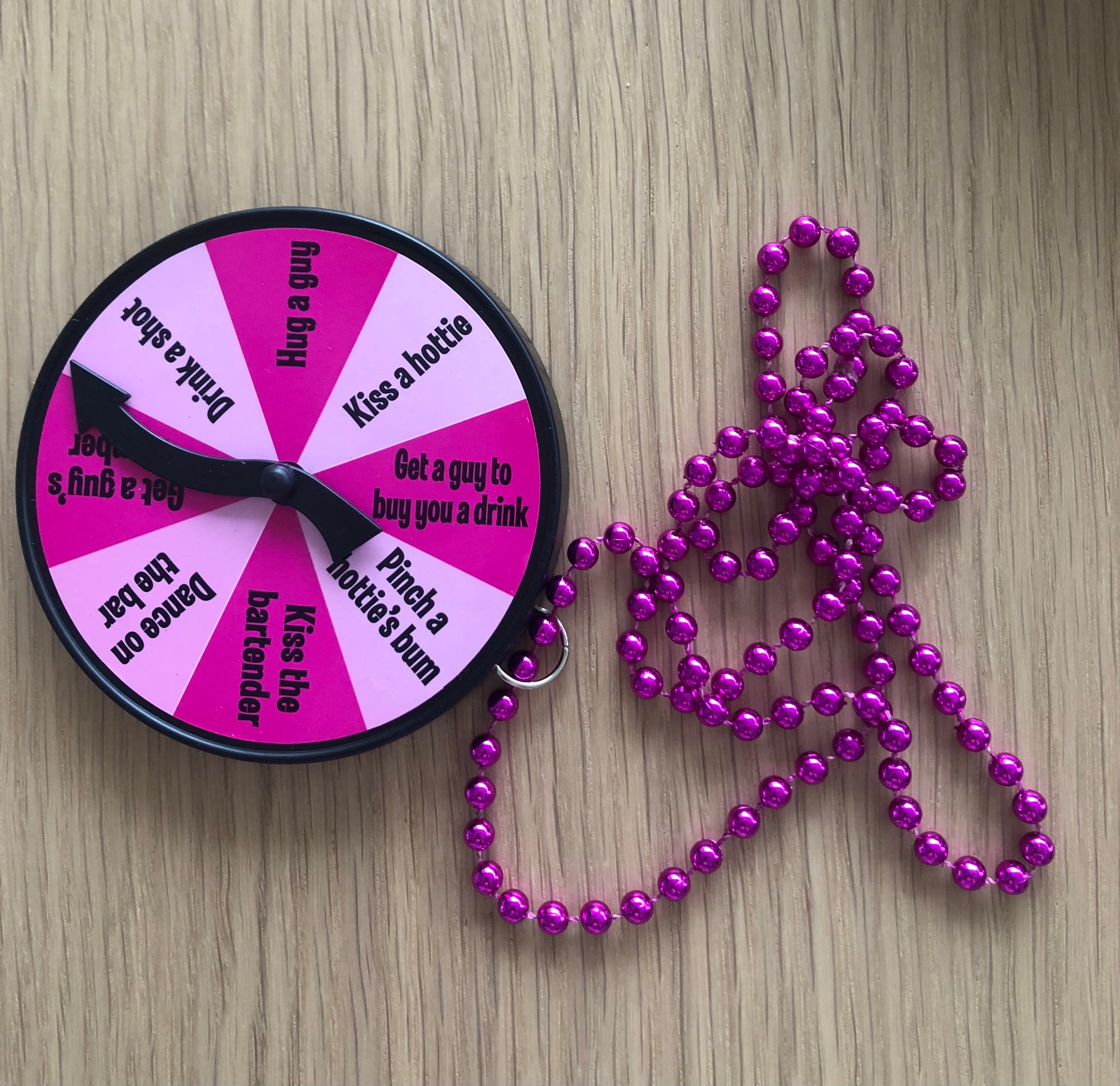 Hen Party Dare Spinner Necklace Unique Party Supplies NZ