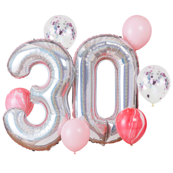 30th Birthday Balloon Bundle Ginger Ray