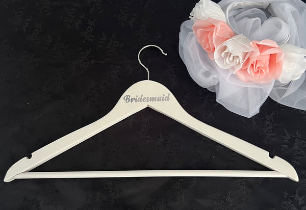 Bridal Hangers - Bridesmaid - Font Style B Handmade