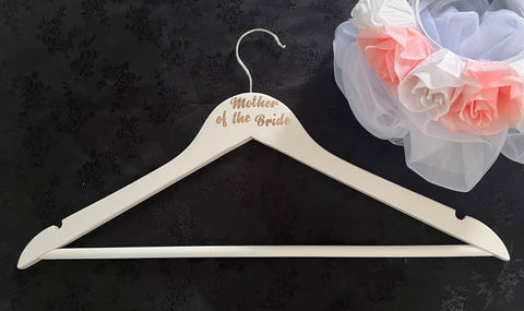Copy of Bridal Hangers - Mother of the Bride - Font Style B Handmade