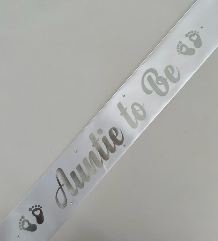 Auntie to Be Sashes