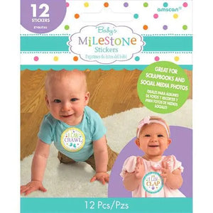 Baby Milestone Stickers Unique Party Supplies NZ