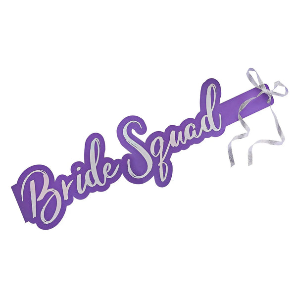 Bride Squad Card Sashes - Pack of 5 Crosswear