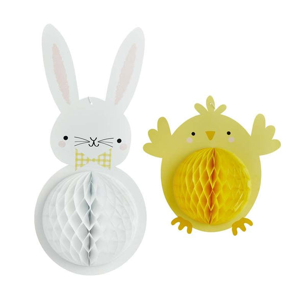 Easter Honeycomb Decorations (Set of 2) Crosswear
