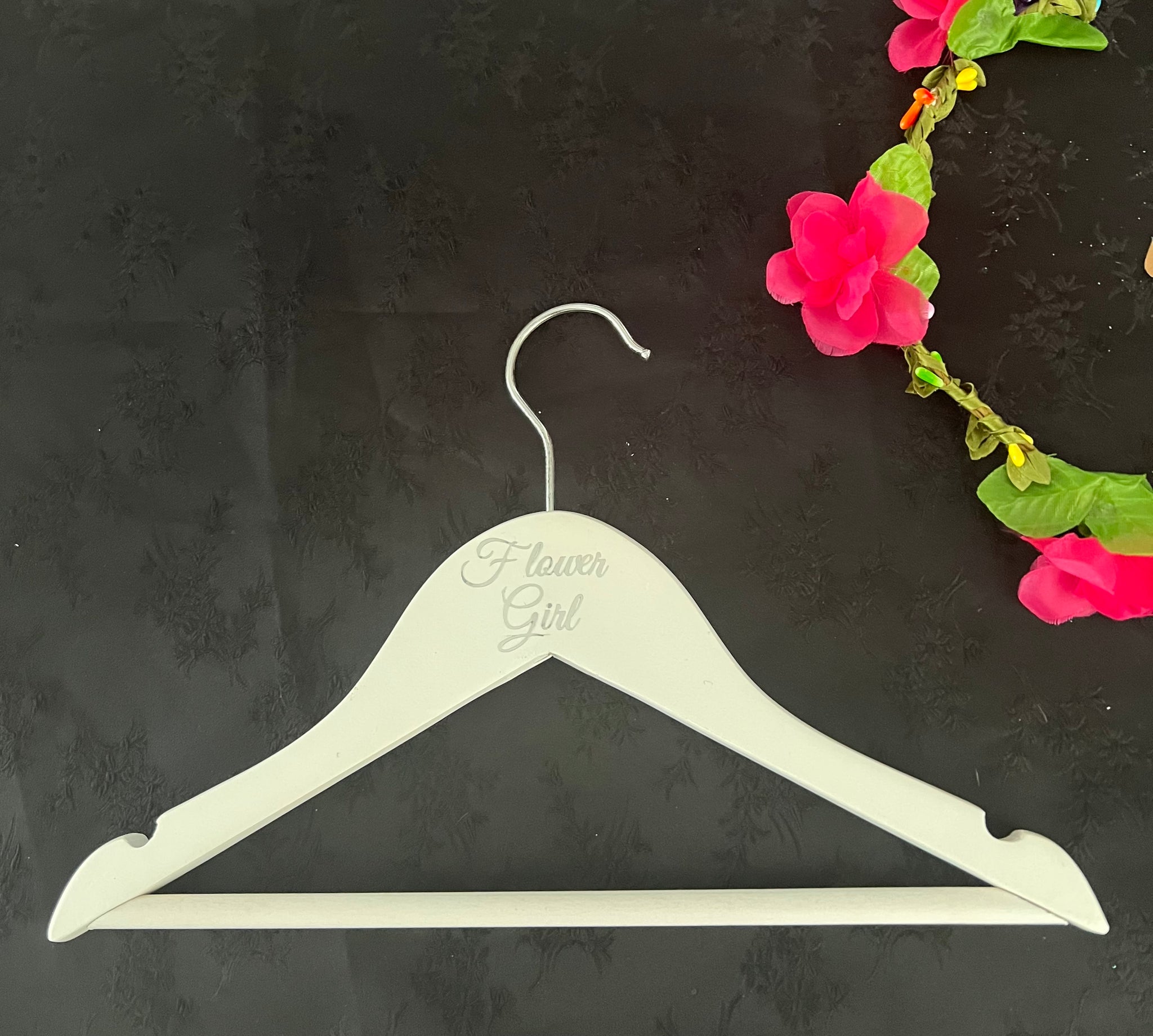 Bridal Hangers - Flowergirl - Font Style A Handmade