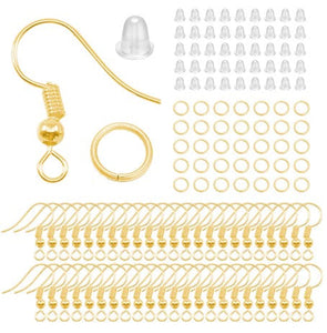 Gold Earring Hooks - Pack of 20 Pairs Unique Party Supplies NZ