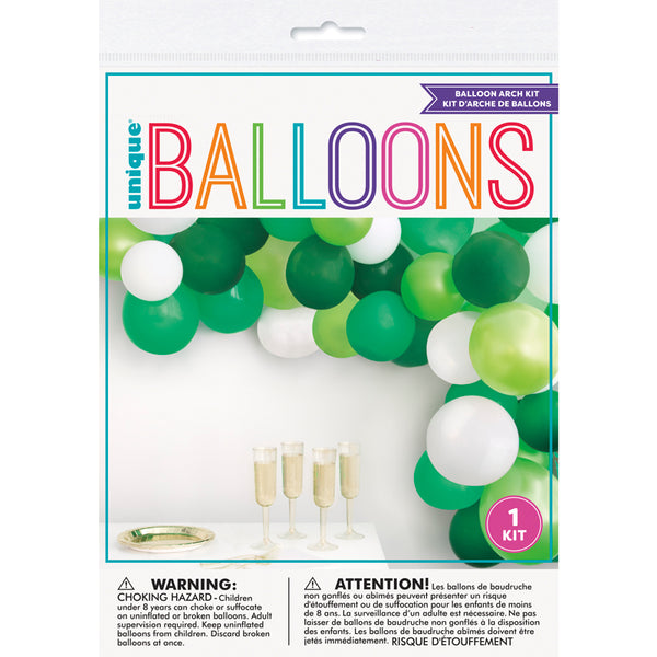 Balloon Arch Kit - Green (40 Pieces) Crosswear