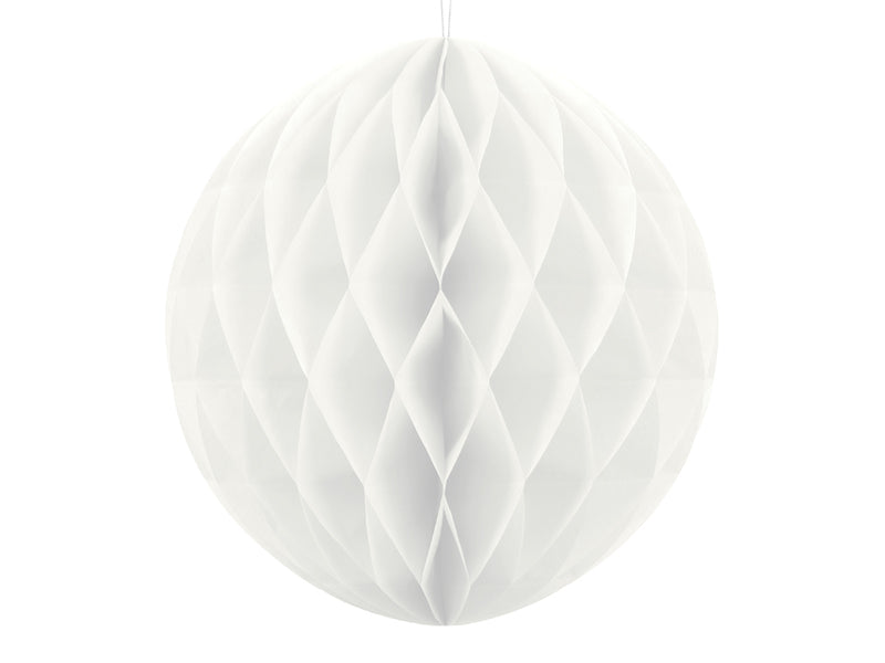 Honeycomb Ball (Small: 20cm) - White Crosswear
