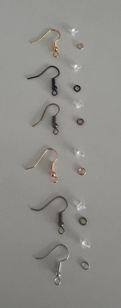 Mixed colour Earring Hooks - Pack of 40 Pairs Unique Party Supplies NZ