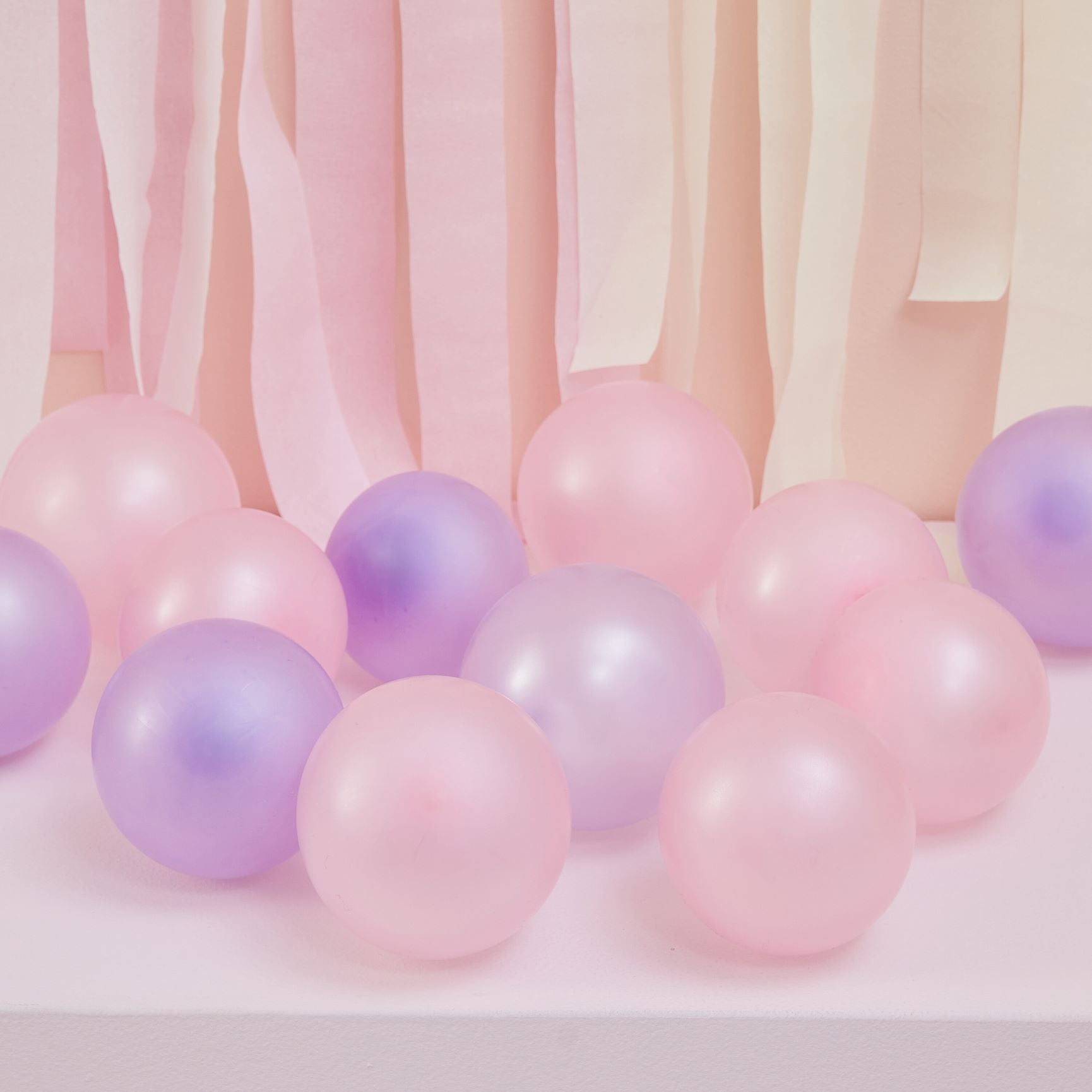 Pink and Lilac mosaic balloon pack