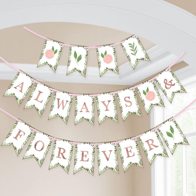Love and Leaves Pennant Banner - Always & Forever Crosswear