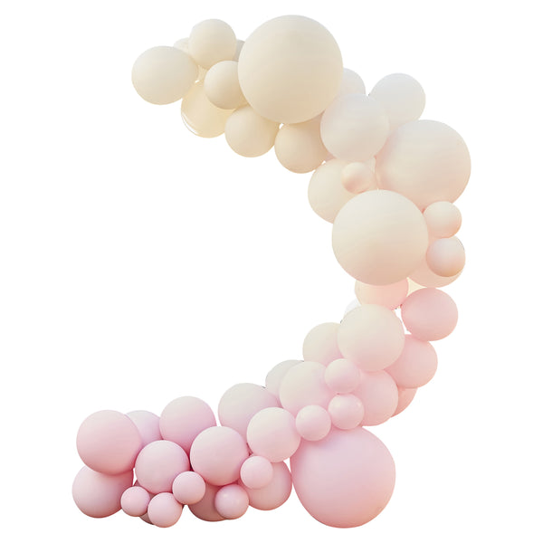 Nude and Pink Balloon Arch Kit (75 Pieces) Ginger Ray