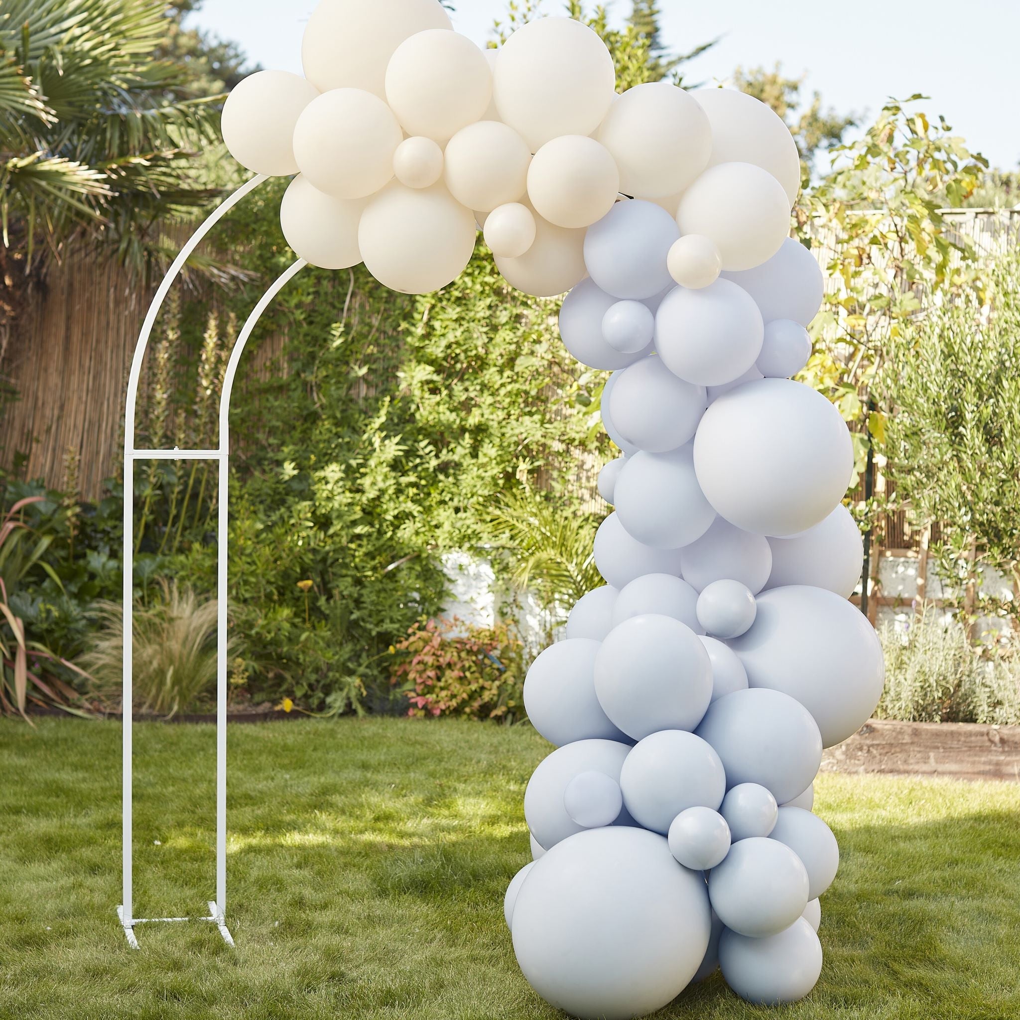 Nude and Dusty Blue Balloon Garland Kit – Unique Party Supplies NZ