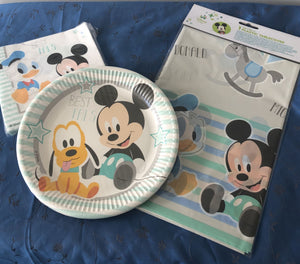 PARTY SET: Baby Mickey Unique Party Supplies NZ