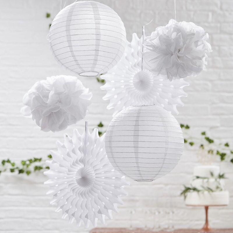 Paper Tissue Fan Decorations