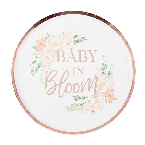 Baby in Bloom Plates (8) Ginger Ray