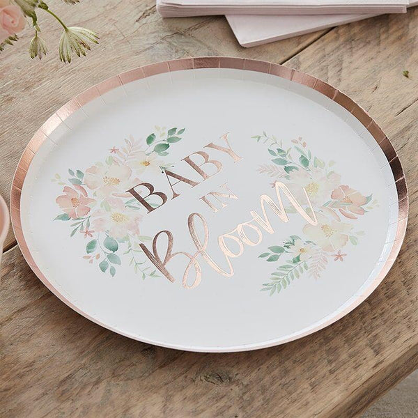 Baby in Bloom Plates (8) Ginger Ray