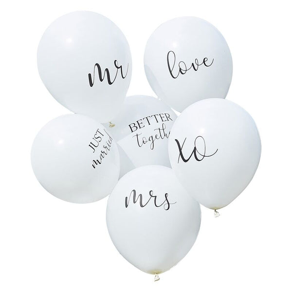 White Wedding Balloons Bundle Ginger Ray