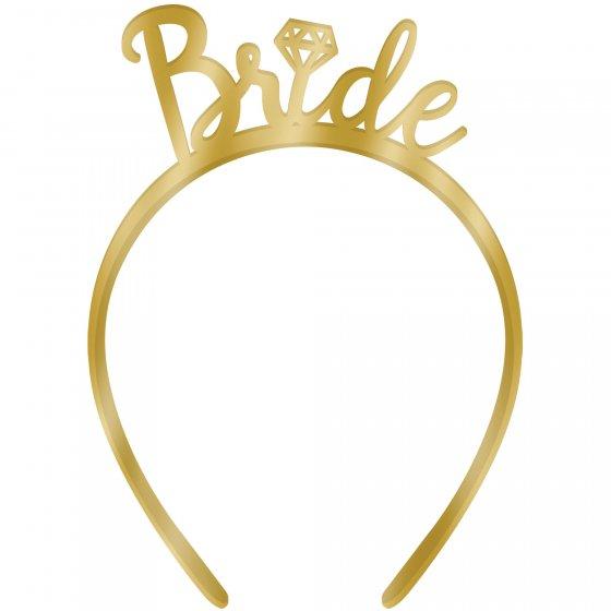 Hen Party Bride Headband - Gold Amscan Australia