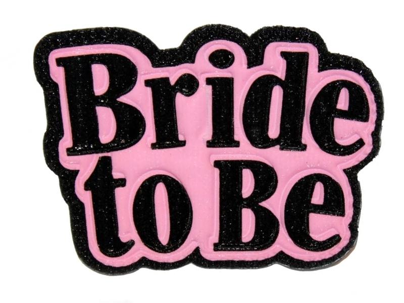 Padded 'Bride to Be' Brooch Unique Party Supplies NZ