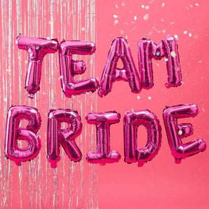 Team Bride Balloon Kit - Hot Pink Ginger Ray