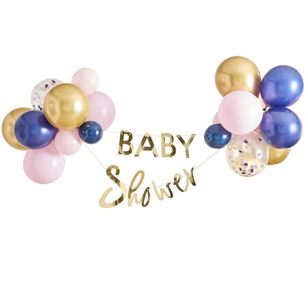 Gender Reveal Banner and Balloon Decoration Kit Ginger Ray