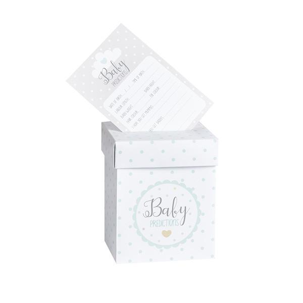 Ready to Pop Baby Shower Prediction Postbox and Cards Crosswear