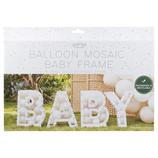 Baby Shower Balloon Mosaic Stand Ginger Ray