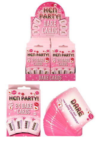 Hen Party Dare Cards - Pack of 24 Unique Party Supplies NZ