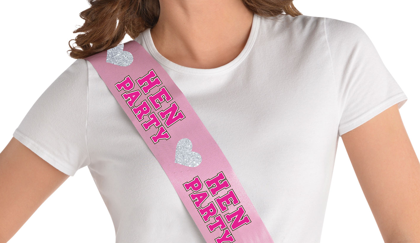 Hen Sashes Multipack of 8 - Great value! Crosswear
