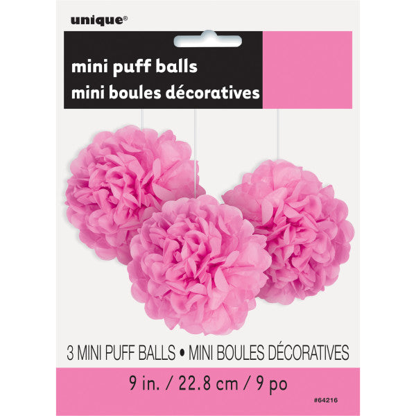 Tissue Puffs - Hot Pink (3 Pack) Crosswear