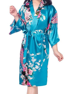 Child's Kimono Robe - Lake Blue Unique Party Supplies