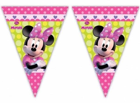 Minnie Mouse Pink Bow-tique Banner Unique Party Supplies NZ