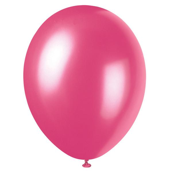 Pearlised Balloons (8) - Misty Rose (12") Unique Party Supplies