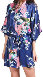 Kimono Robe - Navy Blue Unique Party Supplies NZ