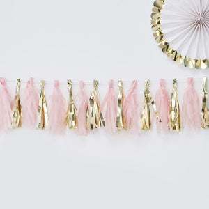 Tassels - Pink and Gold Ginger Ray