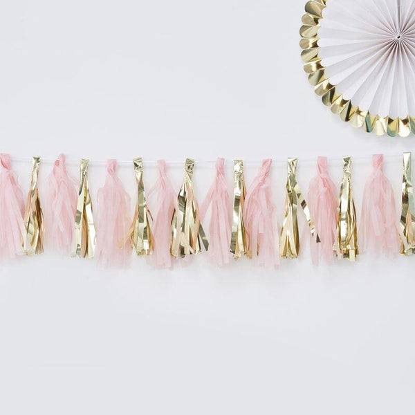 Tassels - Pink and Gold Ginger Ray