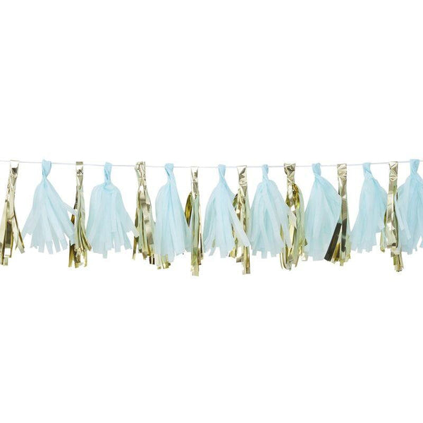 Tassels - Blue and Gold Ginger Ray