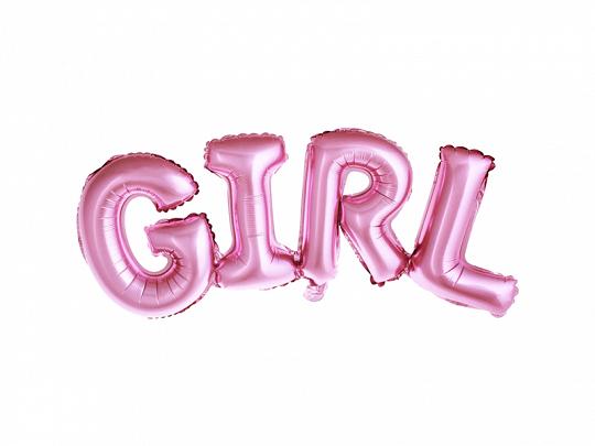 Pink 'Girl' Air Fill Balloon Crosswear
