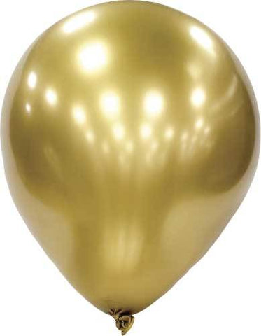 Amazing Platinum Balloons (12) - Gold (11") Unique Party Supplies NZ