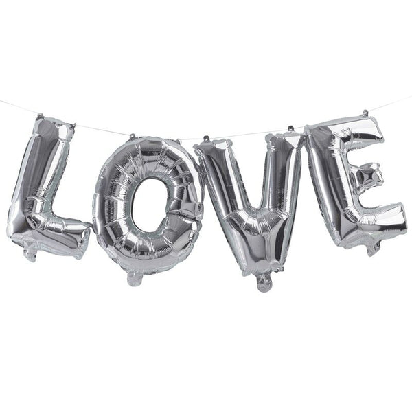 Love Balloon Kit - Silver Ginger Ray