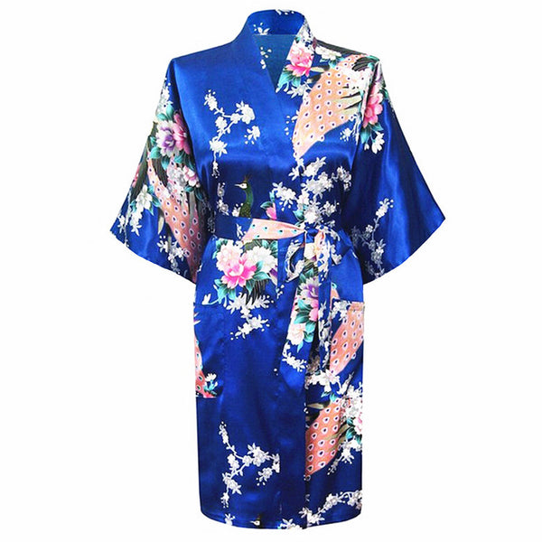 Kimono Robe - Royal Blue Unique Party Supplies NZ