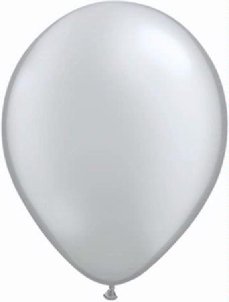 Metallic Balloons (25) - Silver (11") Unique Party Supplies