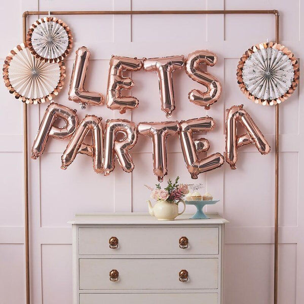 Lets Partea Balloon Bunting Ginger Ray