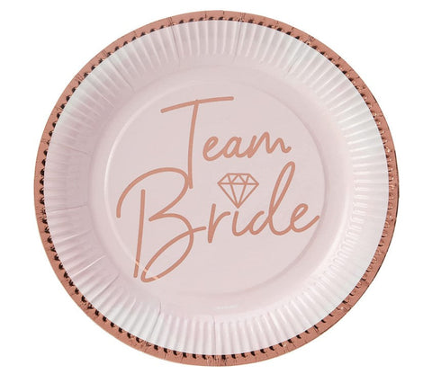 Team Bride Plates (8) Amscan Australia